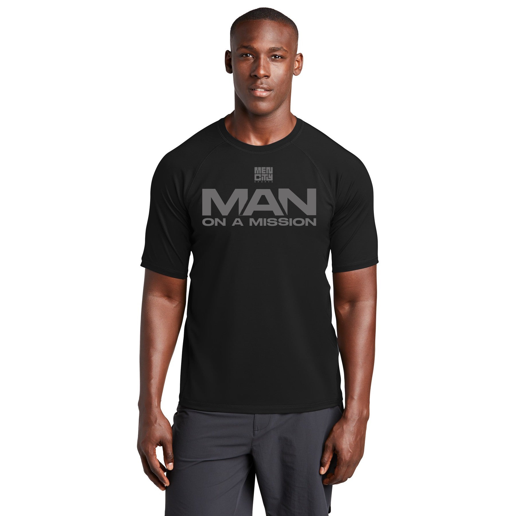 Mencity 'Man on a Mission' — Performance Tee