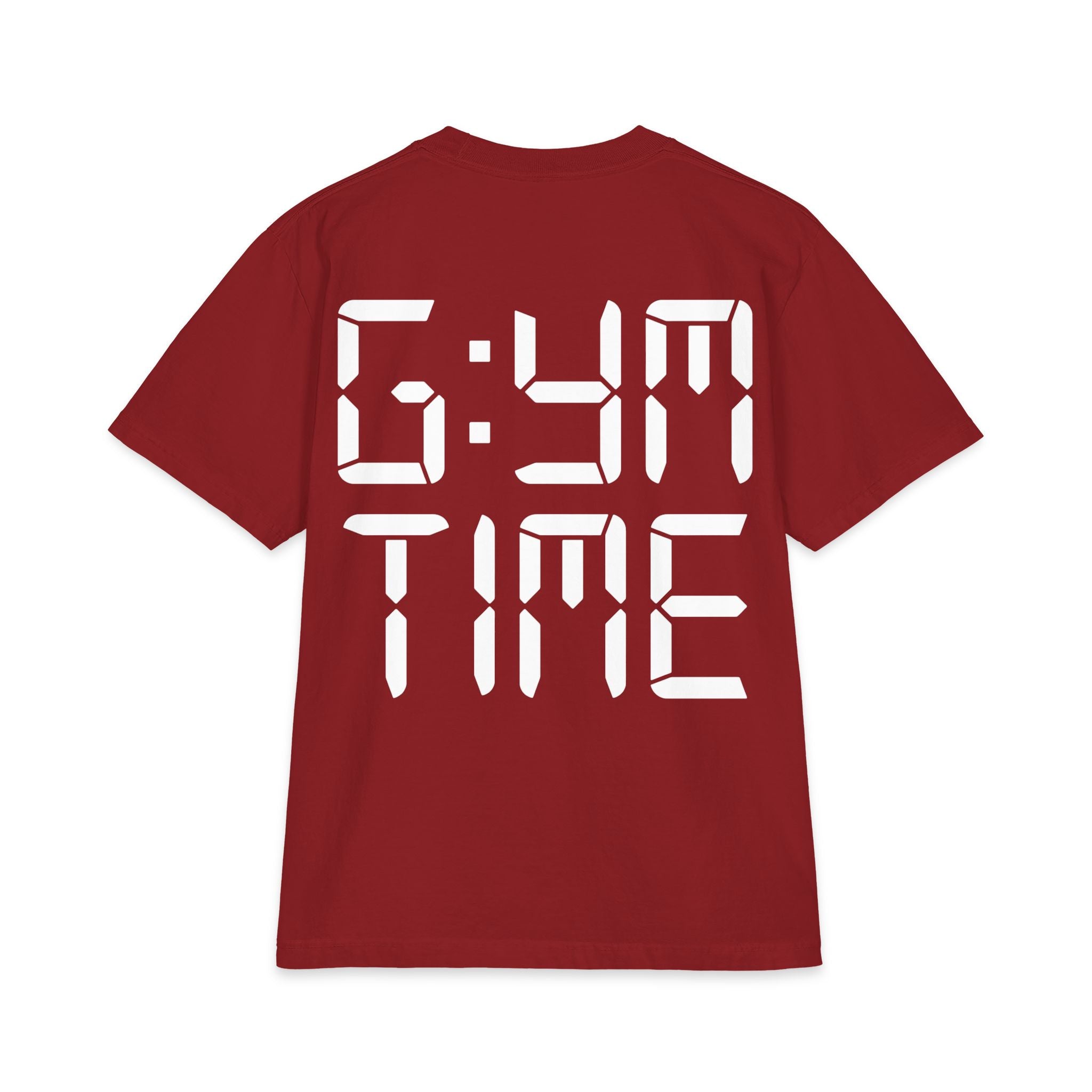 Gym Time T-Shirt — Digital Clock Graphic Workout Tee