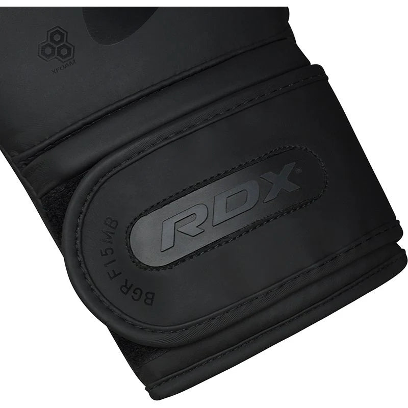 RDX F15 Noir Black Boxing Gloves 10oz 12oz | Official via Mencity Sports Affiliate UK & Nigeria