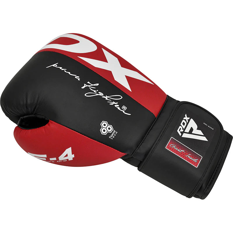 RDX F4 Black Boxing Sparring Gloves  10oz 12oz – Official Mencity Sports Affiliate UK & Nigeria